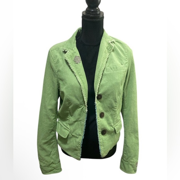 Fossil Jackets & Blazers - Fossil Corduroy Embroidered Blazer